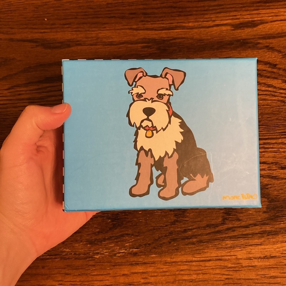 Marc Tetro Schnauzer Wallet with Wrist Strap Blue - Picture 4 of 6